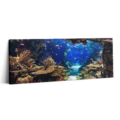 Obraz canvas 125x50 cm Akvárium