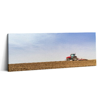 Obraz canvas 125x50 cm Farmář v traktoru