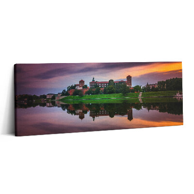 Obraz canvas 125x50 cm Královský hrad Wawel východ