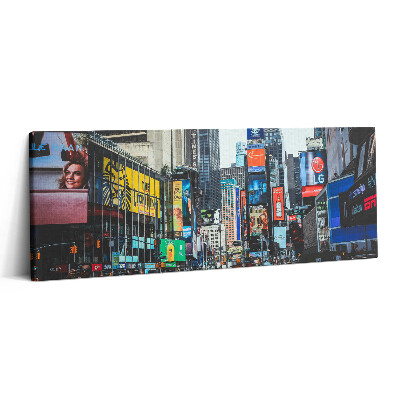 Obraz canvas 125x50 cm Náměstí Times Square v New Yorku