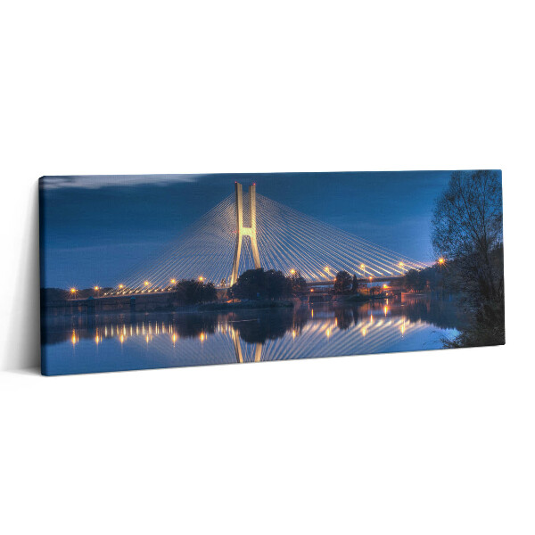 Obraz canvas 125x50 cm Most Rędziński Wrocław