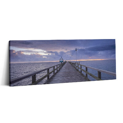 Obraz canvas 125x50 cm Molo na Baltském moři