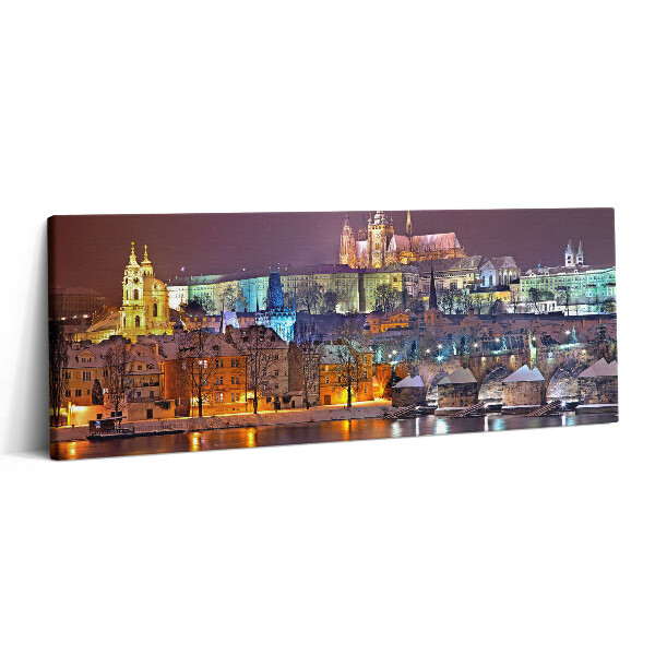 Obraz canvas 125x50 cm Pražská hradní čtvrť