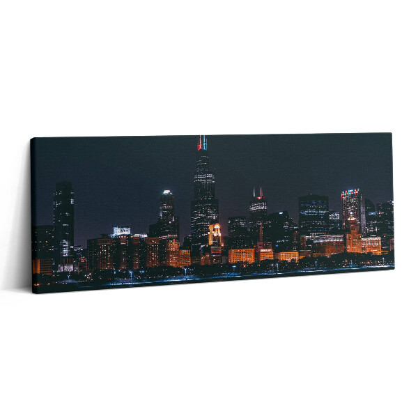 Obraz canvas 125x50 cm Krajina v Chicagu
