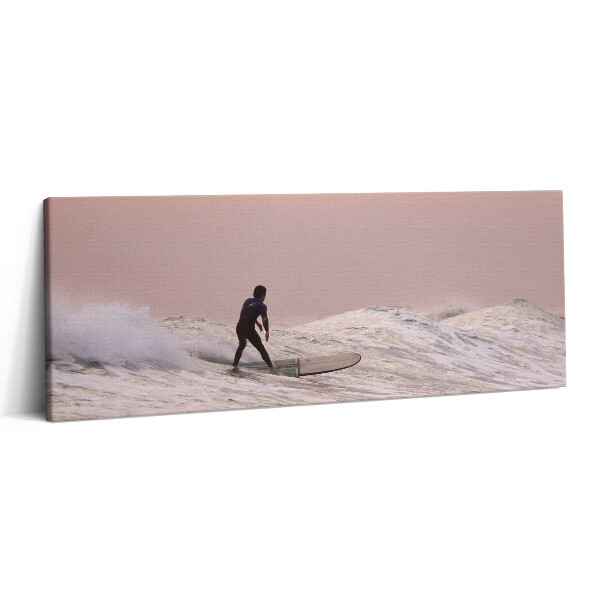 Obraz canvas 125x50 cm Surfař na Havaji