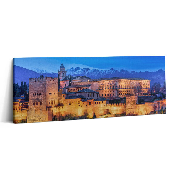 Obraz canvas 125x50 cm Hradby Granady v Andalusii