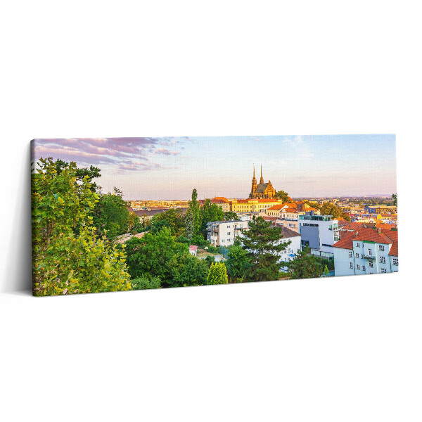 Obraz canvas 125x50 cm Budovy Brno Česká republika