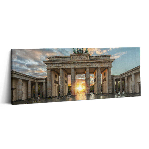 Obraz canvas 125x50 cm Braniborská brána v Berlíně