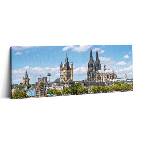 Obraz canvas 125x50 cm Panorama Kolína nad Rýnem