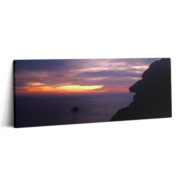 Obraz canvas 125x50 cm Kamenná hlava