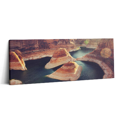 Obraz canvas 125x50 cm Jezero Powell v USA