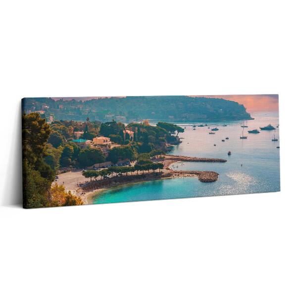 Obraz canvas 125x50 cm Pohled na Francouzskou riviéru