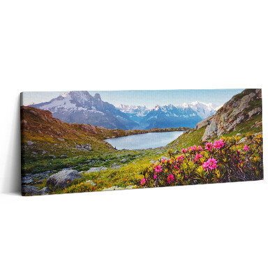 Obraz canvas 125x50 cm Ledovec Mont Blanc Chamonix