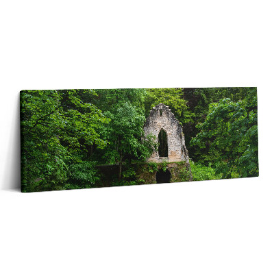 Obraz canvas 125x50 cm Ruiny staré kaple Chamonix Francie