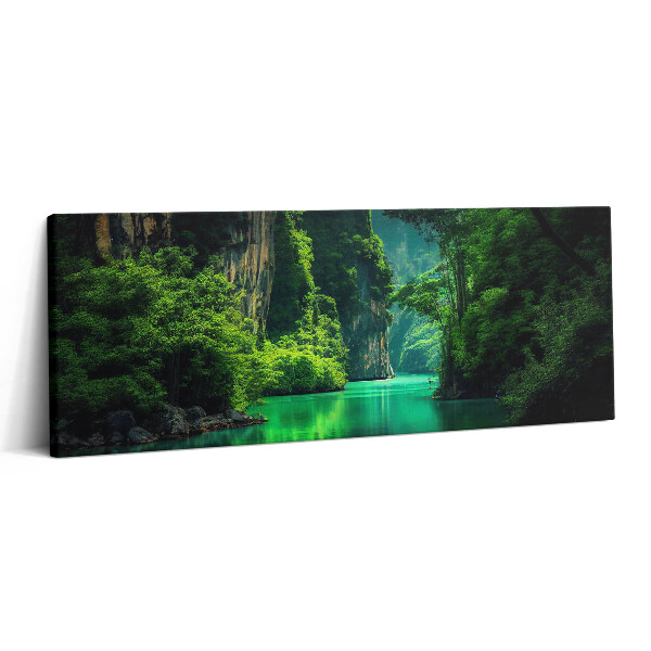 Obraz canvas 125x50 cm Cesta do Thajska