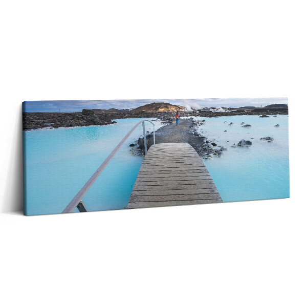 Obraz canvas 125x50 cm Atrakce na Islandu