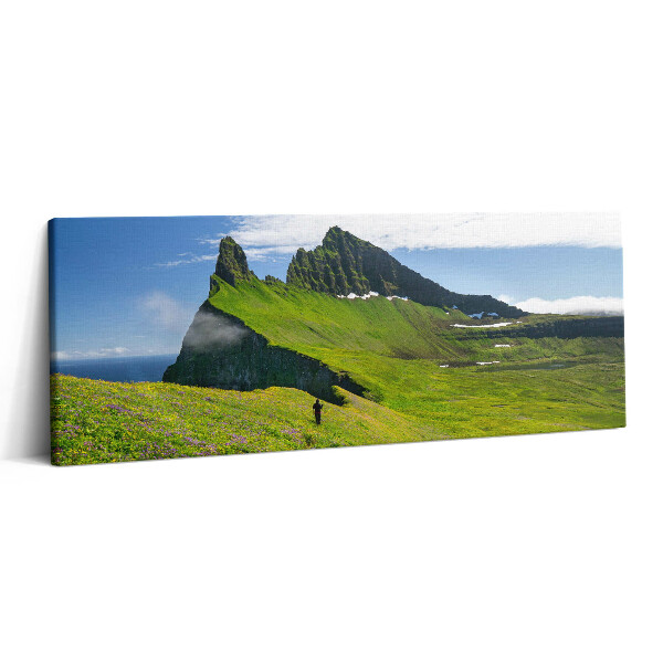 Obraz canvas 125x50 cm Přírodní rezervace Hornstrandir Island