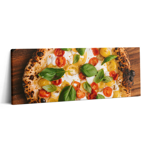 Obraz canvas 125x50 cm Italská kuchyně Pizza Gastronomie