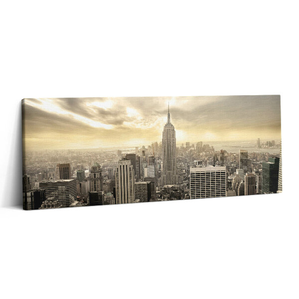 Obraz canvas 125x50 cm Panorama Empire State Building