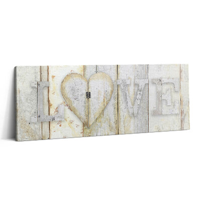 Obraz canvas 125x50 cm Nápis Love