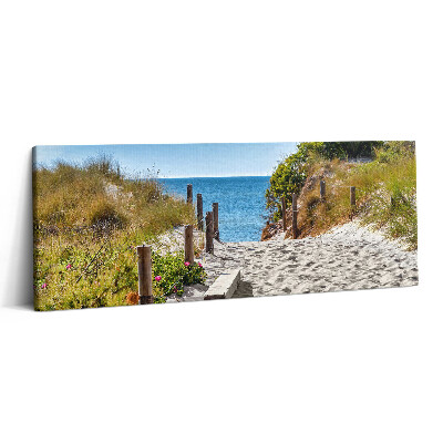 Obraz canvas 125x50 cm Písečná cesta k pláži a moři