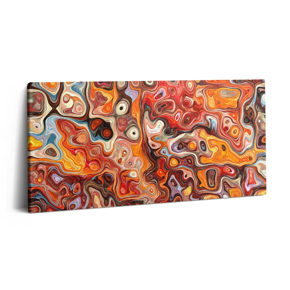 Obraz z fotografie na plátně 140x70 cm Abstraktní chaos - velká improvizace