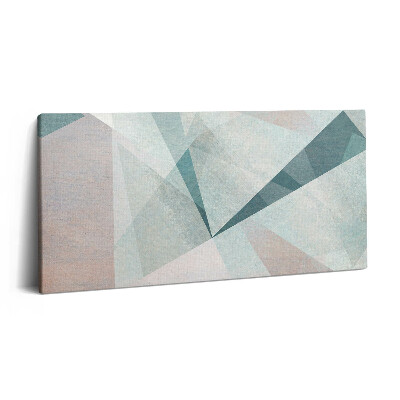 Obraz na plátně 140x70 Abstraktní textura trojúhelníků