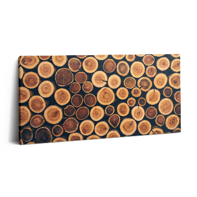 Obraz canvas 140x70 cm Dřevěné kmeny stromů