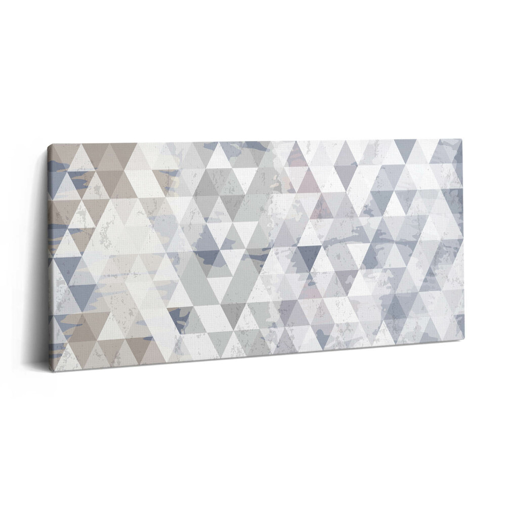 Obraz canvas 140x70 cm Geometrický vzor s trojúhelníky