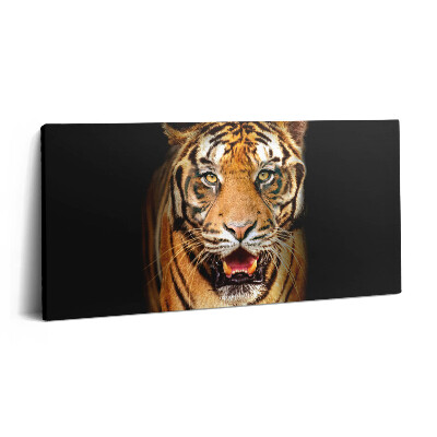 Obraz z fotografie na plátně 140x70 cm Výrazná divoká tygří kočka