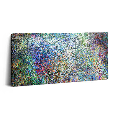 Obraz canvas 140x70 cm Expresivní abstrakce barevných linií