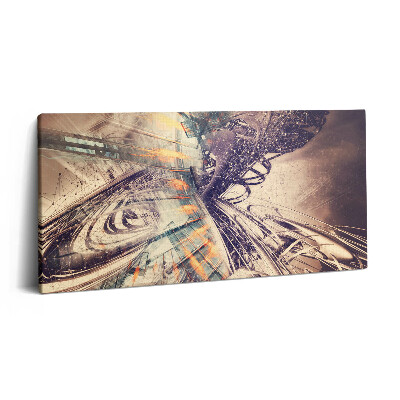 Obraz na plátně 140x70 Abstraktní mechanismus