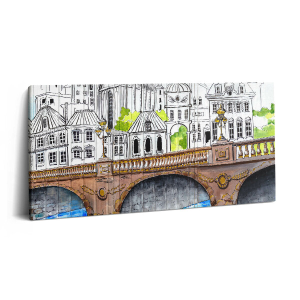 Obraz canvas 140x70 cm Kultura městských graffiti - Francie