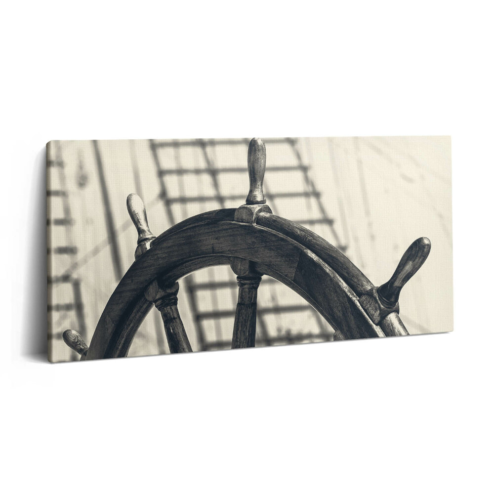 Obraz z fotografie na plátně 140x70 cm Stará loď v retro stylu