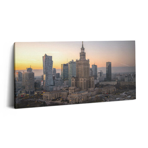 Obraz z fotografie na plátně 140x70 cm Palác kultury a vědy Varšava