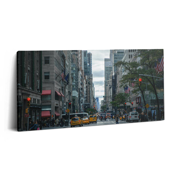 Obraz canvas 140x70 cm Newyorské pouliční taxi