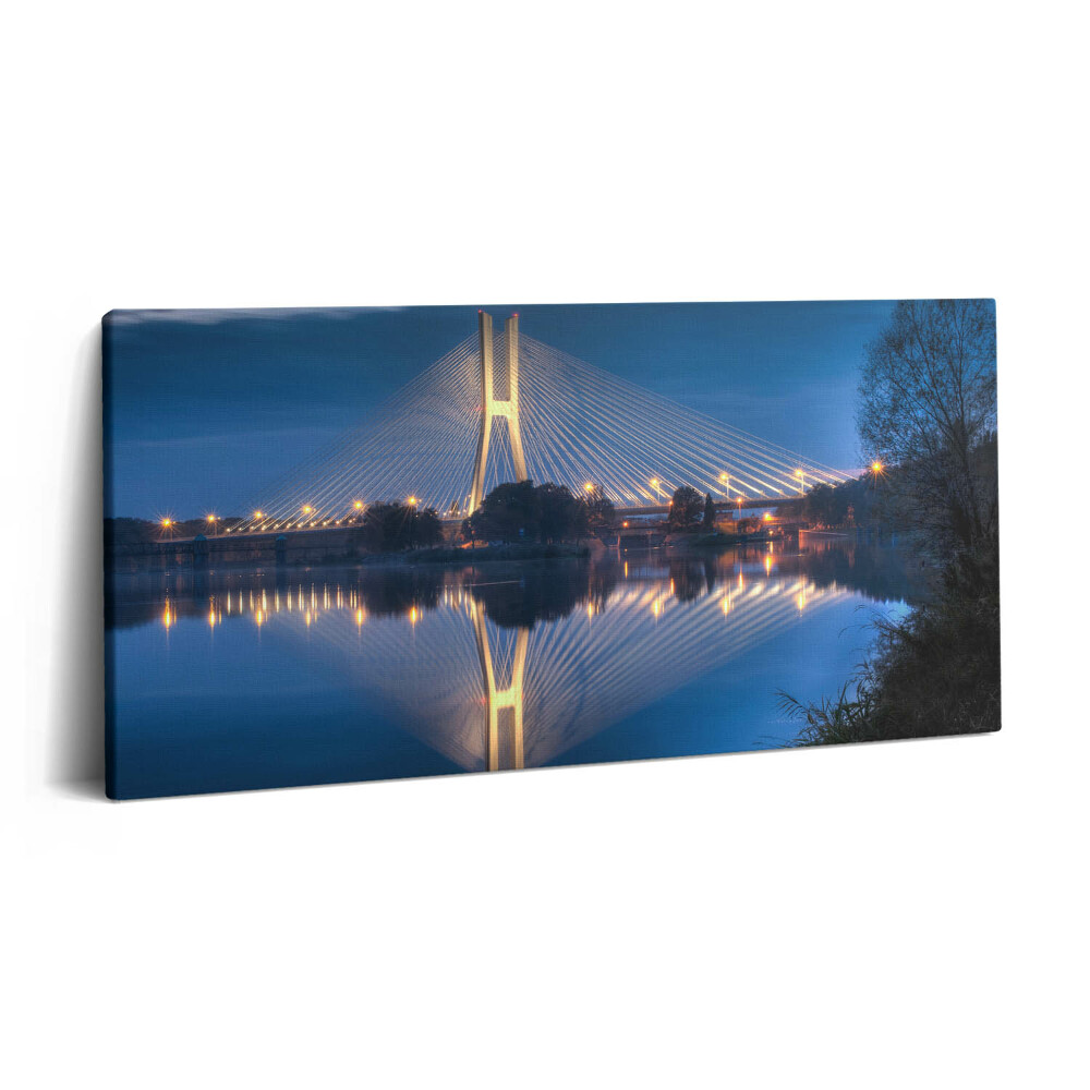 Obraz na plátně 140x70 Most Rędziński Wrocław