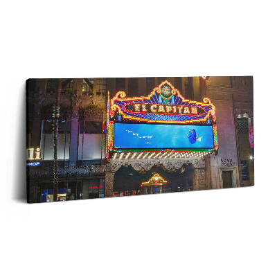 Obraz na plátně 140x70 Divadlo Ej Capitan v Los Angeles