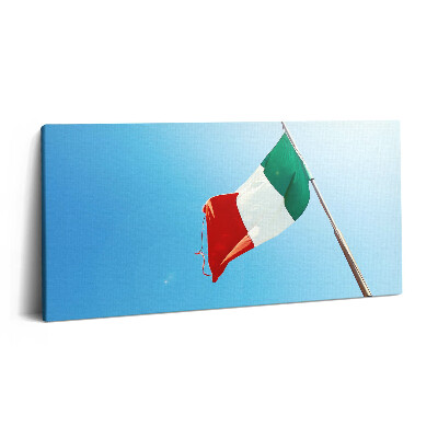 Obraz na plátně 140x70 Italská vlajka
