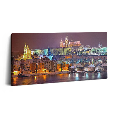 Obraz na plátně 140x70 Pražská hradní čtvrť