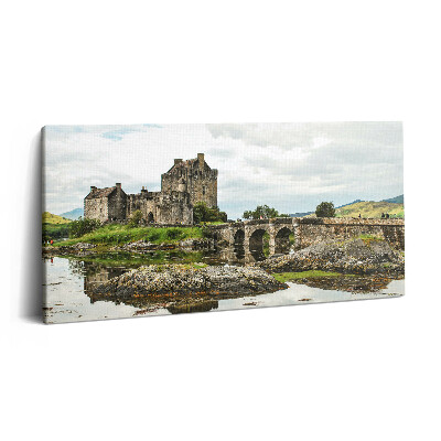 Obraz canvas 140x70 cm Hrad Eilean Donan ve Skotsku