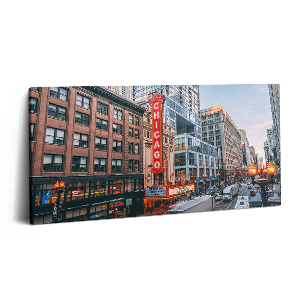 Obraz z fotografie na plátně 140x70 cm Fotografie budov v Chicagu