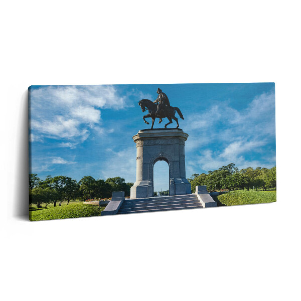 Obraz canvas 140x70 cm Socha Sama Houstona