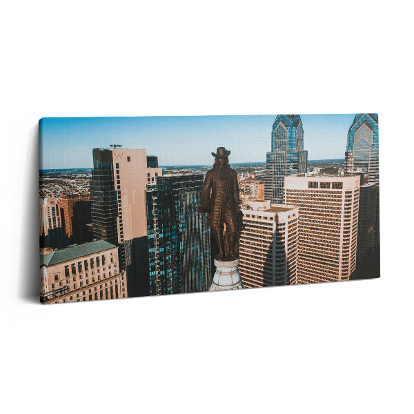 Obraz z fotografie na plátně 140x70 cm Pomník Williama Penna