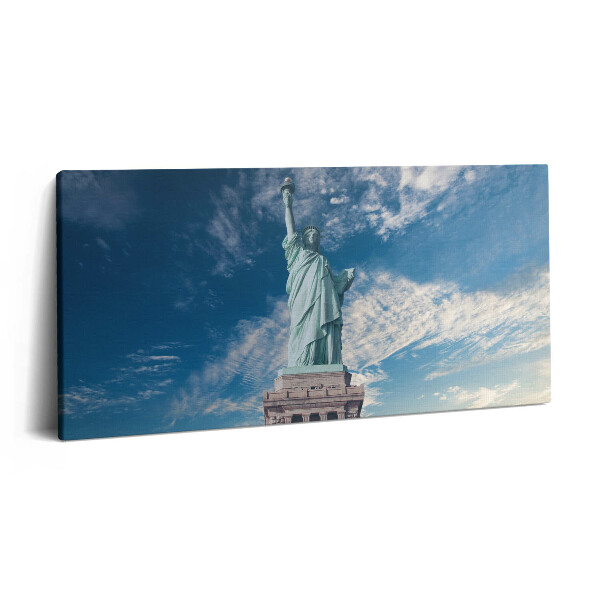 Obraz z fotografie na plátně 140x70 cm Socha Svobody v New Yorku