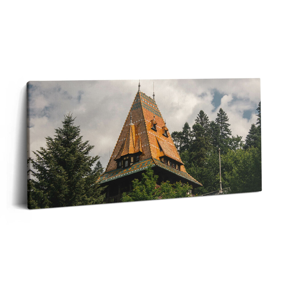 Obraz na plátně 140x70 Palác Pelisor v Rumunsku