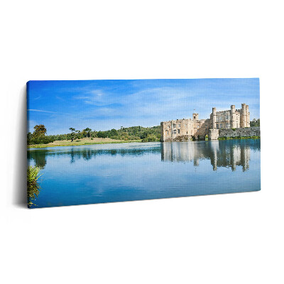 Obraz z fotografie na plátně 140x70 cm Hrad Leeds v Anglii