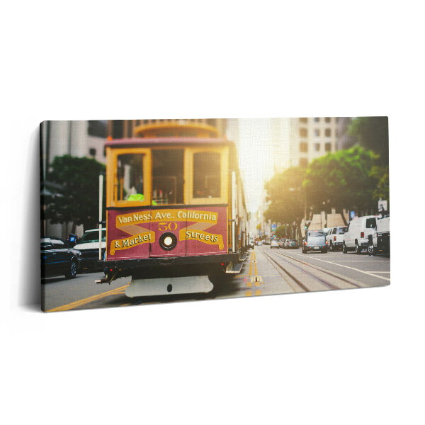 Obraz na plátně 140x70 Tramvaj v San Franciscu