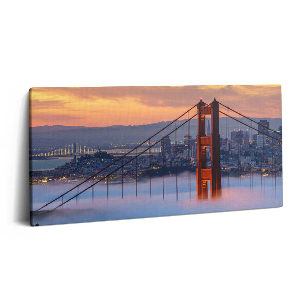 Obraz z fotografie na plátně 140x70 cm Sanfranciský most