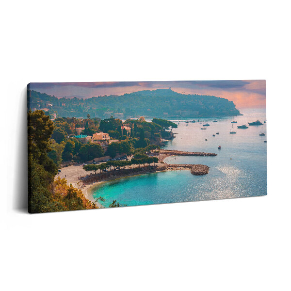 Obraz canvas 140x70 cm Pohled na Francouzskou riviéru
